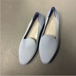 Rothy’s blue rounded pointy toe flats 9